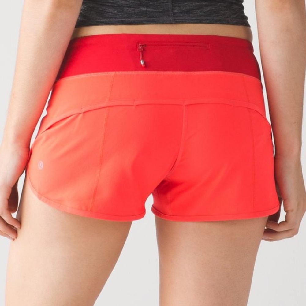 Red Orange Speed Shorts